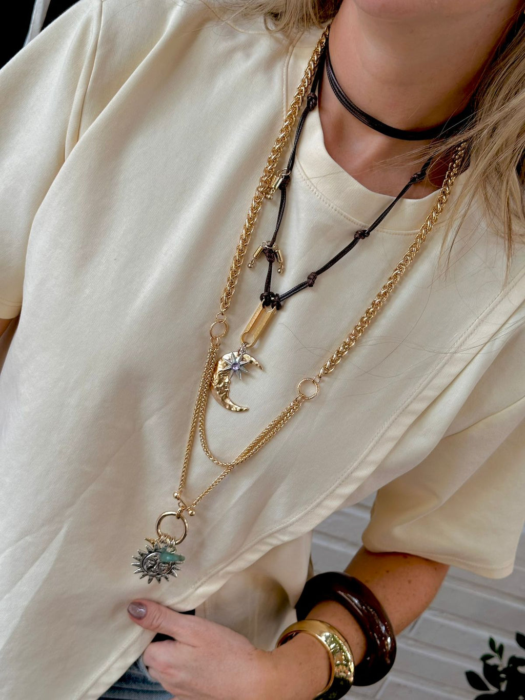 Collar múltiple Celeste