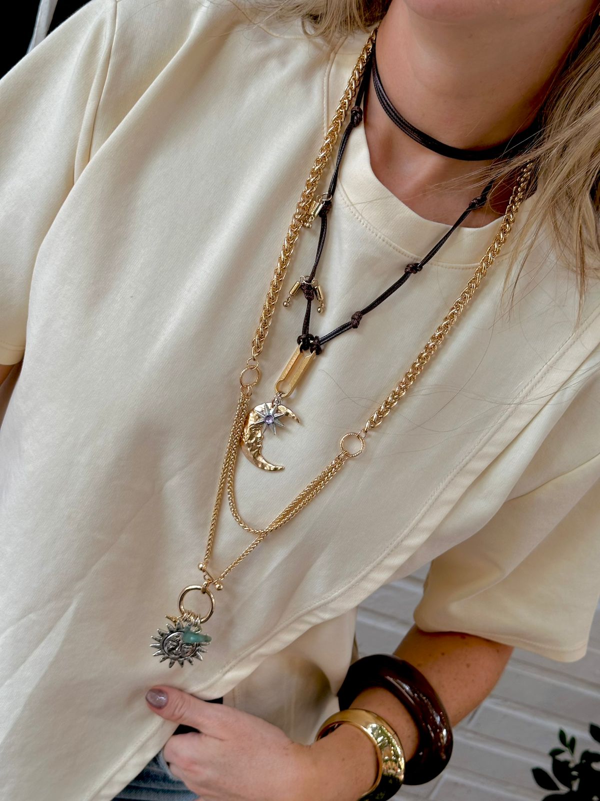 Collar múltiple Celeste