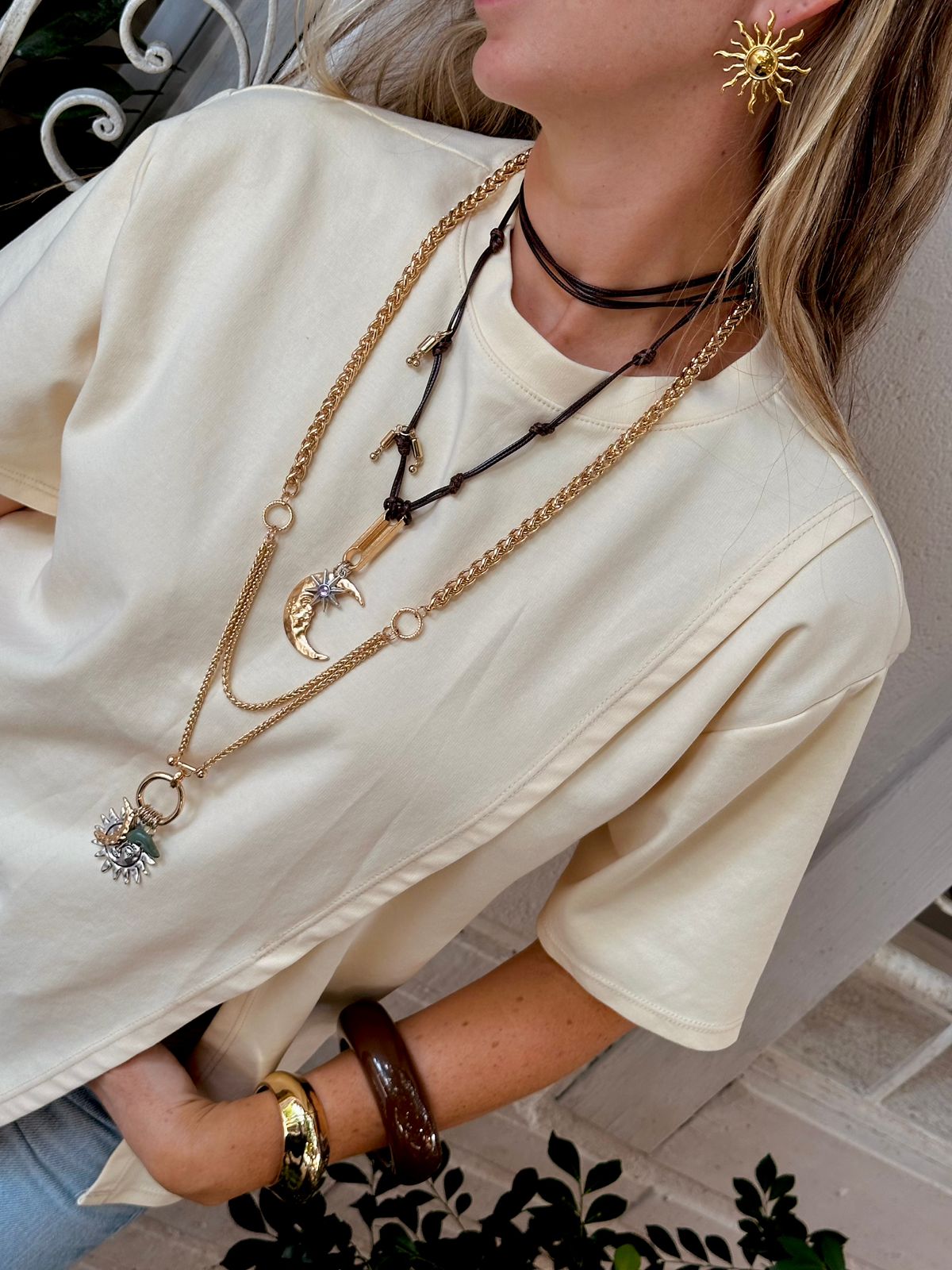 Collar múltiple Celeste