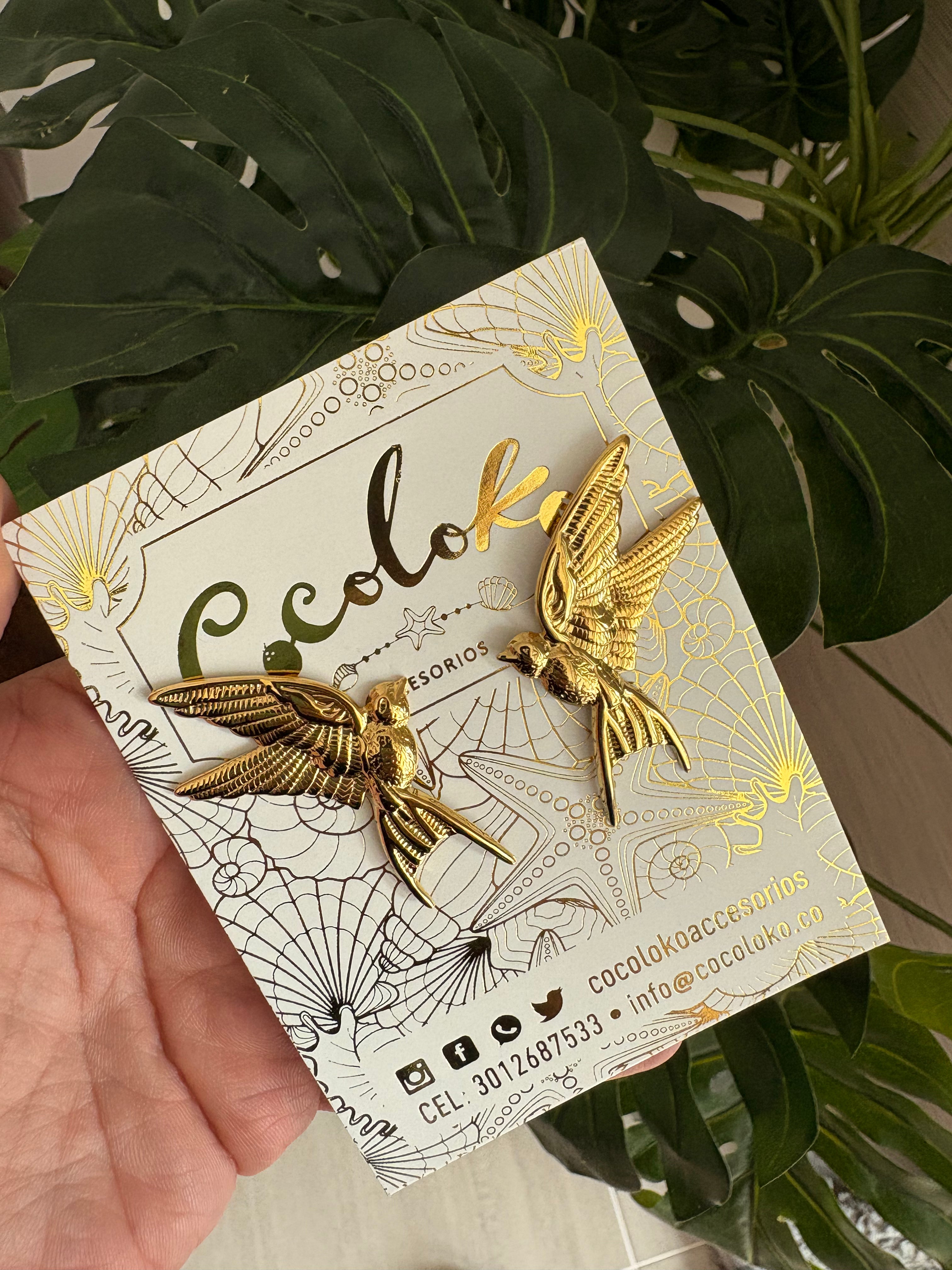 Aretes Pájaro